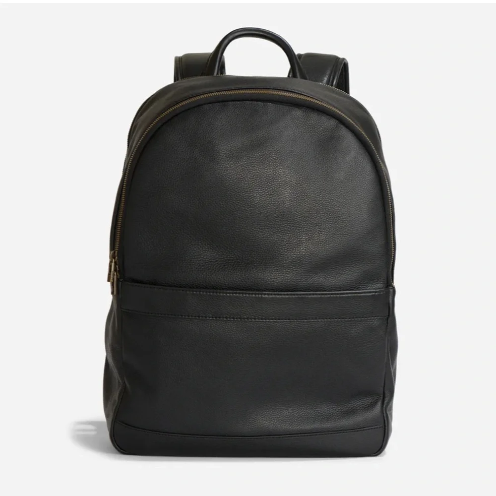 Nisolo Alex leather commuter backpack